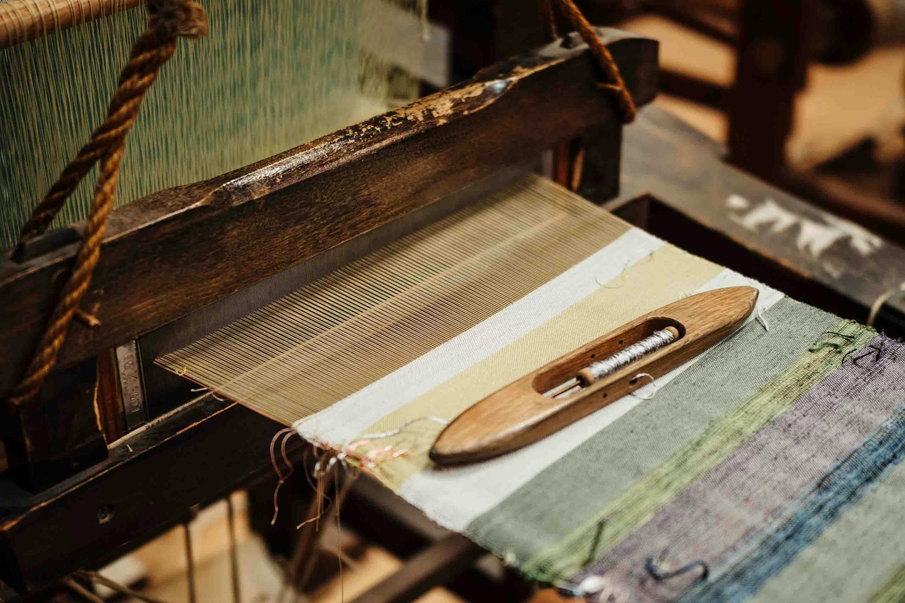 เวิร์กช็อปทอผ้าด้วยมือ “นิชิจินโอริ” (อยู่ภายในพื้นที่เดียวกัน)