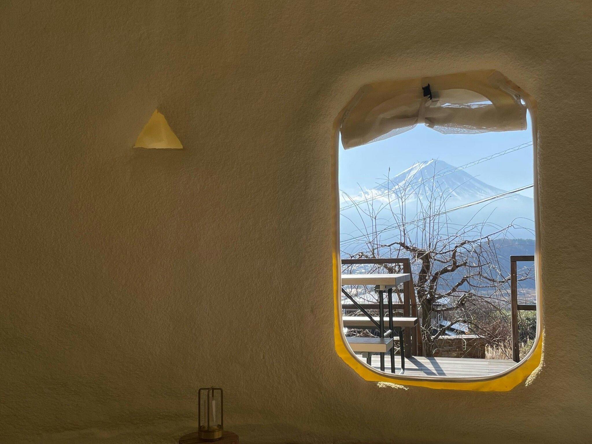 วิวภูเขาไฟฟูจิจาก Dot Pod