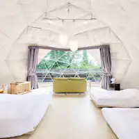 ภายในเต็นท์โดม