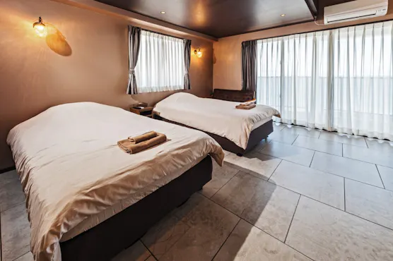 【Kamar】Kamar Twin Pemandangan Laut