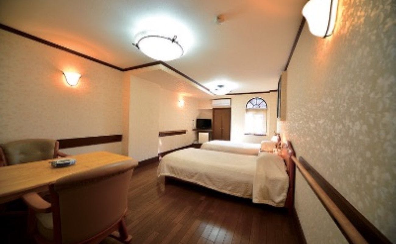 ห้องพักเตียงคู่ปลอดบุหรี่ที่รองรับผู้พิการ