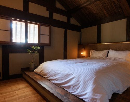 【最大5名】やまね_寝室A(ダブルベッド)