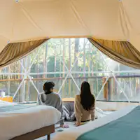 ภาพตัวอย่างการเข้าพักในโดม