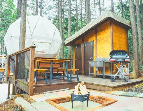 【球体テント】Moon　外観