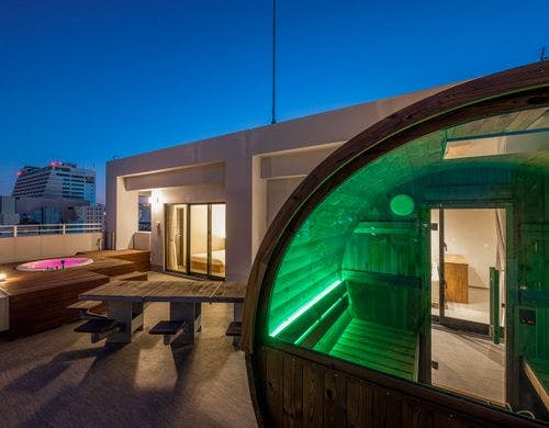 スイートルーム　サウナ