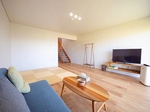 Ricca Main Building (Rooms A–D) Living Room