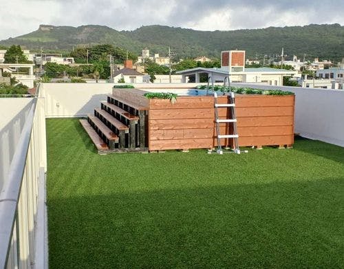 Ricca本館（A～D号室）屋上共有プール