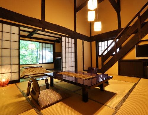 晩霞亭　のんびりと寛げる空間です