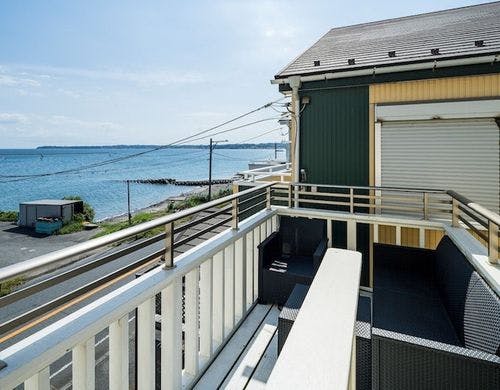 ２階ウッドデッキ