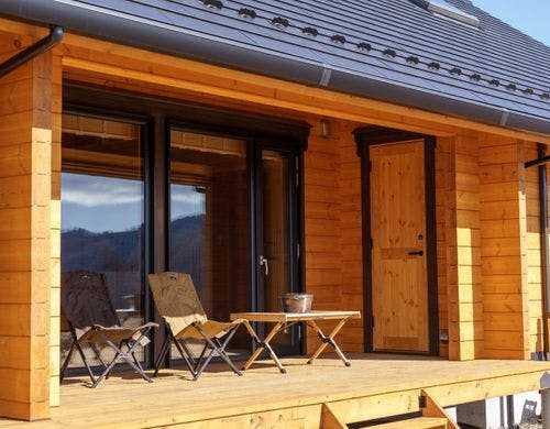 ログハウス外観