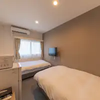 【ปลอดบุหรี่】ห้องพักเตียงคู่