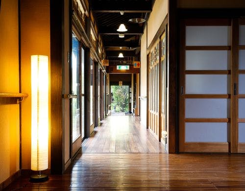 備中屋長衛門1階の廊下