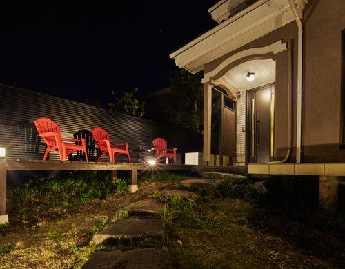 外気浴スペース