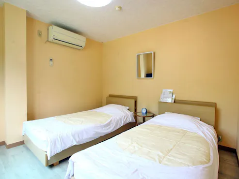 【ตัวอย่างห้องพัก (ห้องเตียงคู่แบบตะวันตก)】
