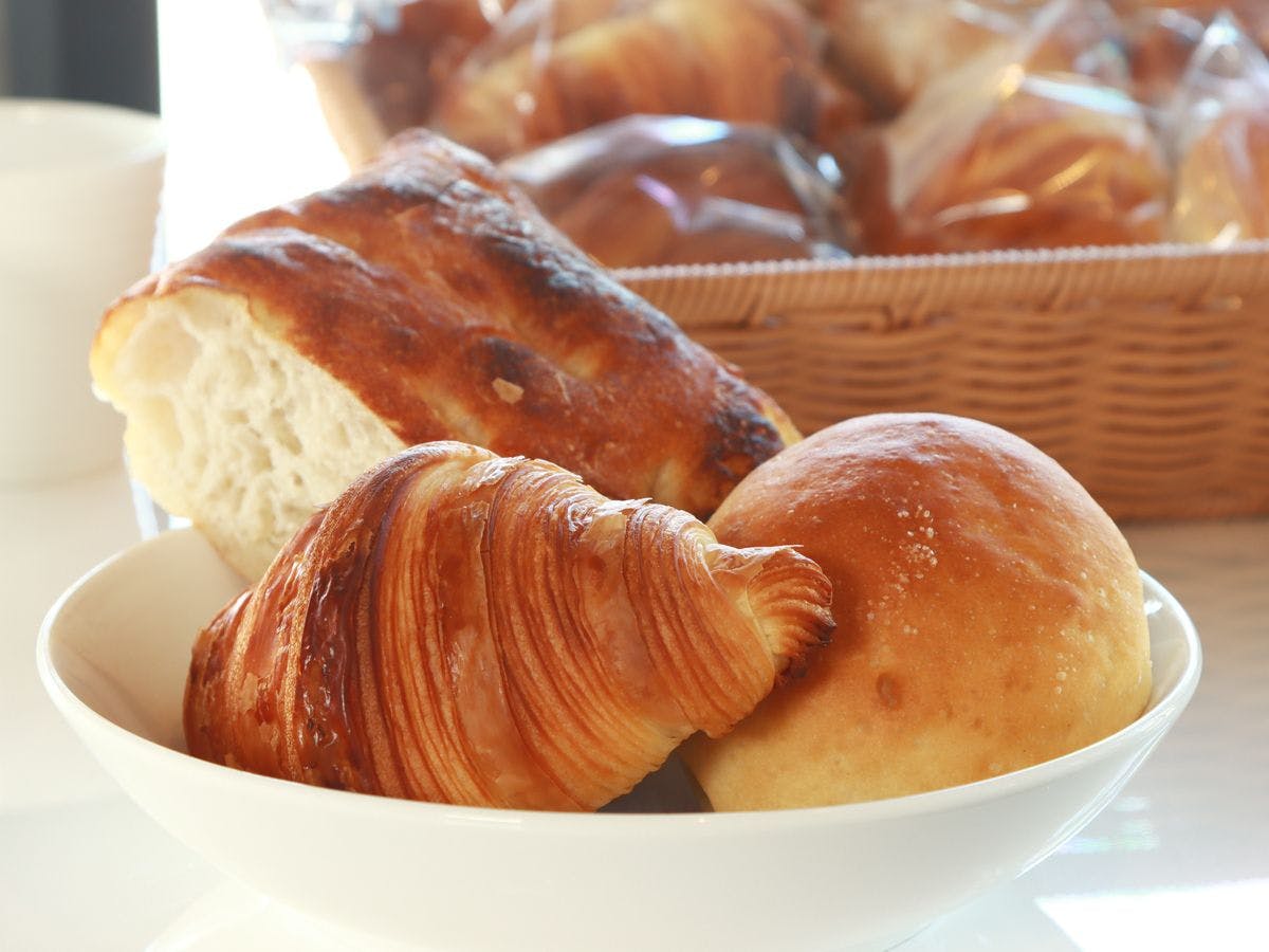 我们准备了口感Q弹的面包♪