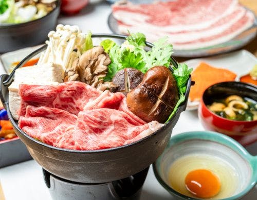 黒毛和牛すき焼き