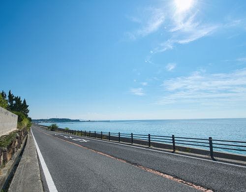 周辺：淡路サンセットライン沿い