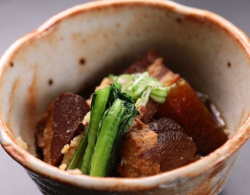 料理_朝食煮物一例。