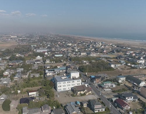 果てしなく続く九十九里浜