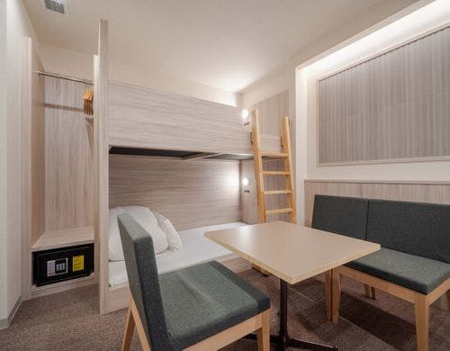 Bunk Quad<BR>定員： 4名<BR>面積：24.31平米