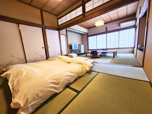 【คิเคียว】ห้องสไตล์ญี่ปุ่นกว้างขวาง 14 เสื่อทาทามิ