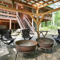 เพลิดเพลินกับบาร์บีคิวและการก่อกองไฟ