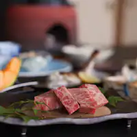 Set hidangan steak daging sapi Bungo (Bungo-gyu)