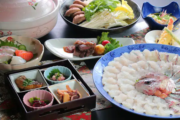 【ชาบูปลากะพงและปลาไหลทะเล】