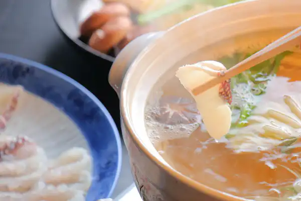【ชาบูปลากะพงและปลาไหลทะเล】