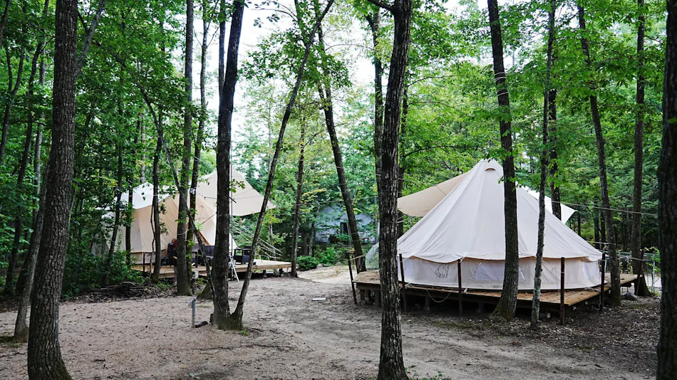 Azumino Kunugi no Mori Garden Glamping Azumino BASE Pole Camp