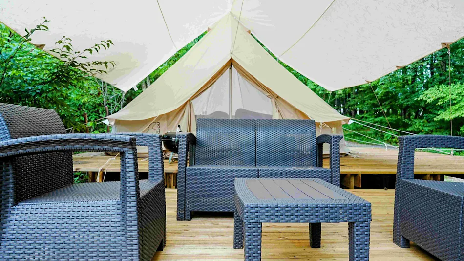 Azumino Kunugi no Mori Garden Glamping Azumino BASE Pole Camp