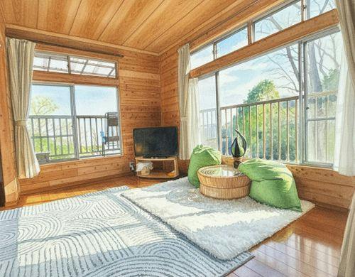 眺望の良い開放感あるお部屋