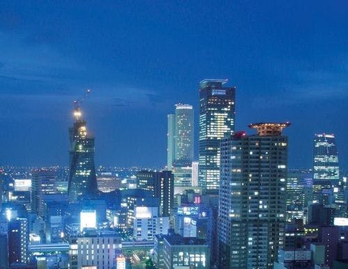 高層階から眺める名古屋の夜景