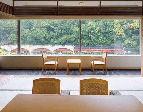 レインボープラザ和室からの眺め