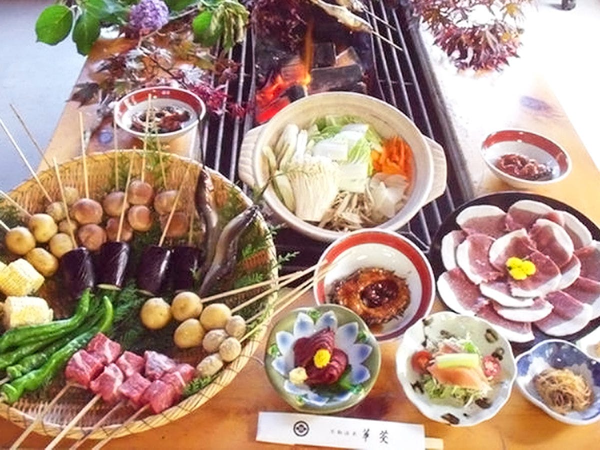 *【囲炉裏ランチ】当館人気の囲炉裏