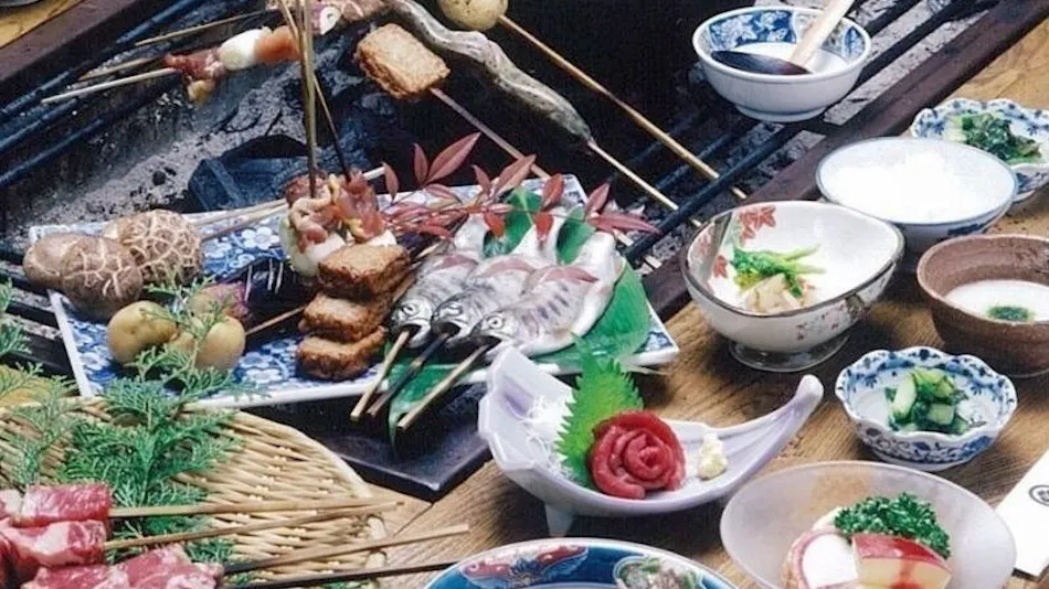 Irori Kaiseki and Juhyo Inn Fudo Onsen Hanabishi