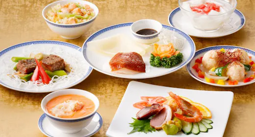 【グレードアップ中国料理ディナー】<2食付>本格中華を味わうワンランク上のコース料理