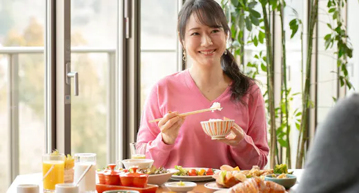 【朝食付:プレミアムモーニング】出来立てを味わうライブキッチン【佐勘こだわりの朝食ビュッフェ】夕食無