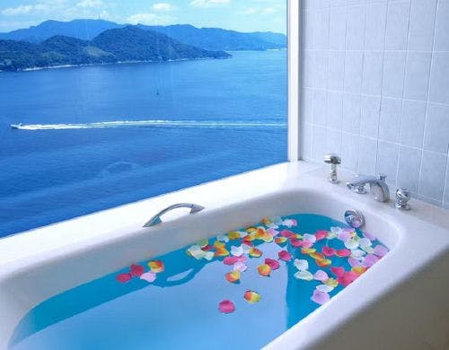 景色を眺めながら入浴できる「ビューバス」