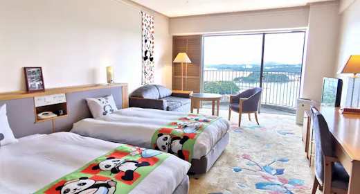 <ビュッフェ>【禁煙】ニコニコパンダルーム!可愛いパンダがお出迎え