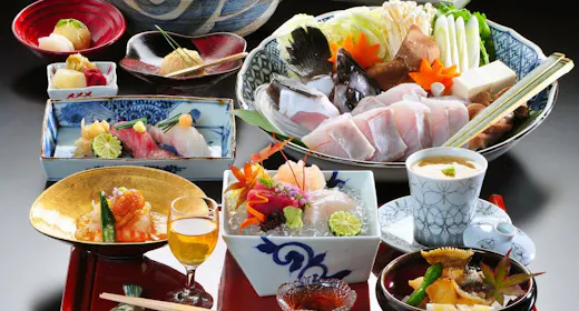 <日本料理>【鮸魚大鍋套餐】美麗的白肉帶來高雅的味道,是極致的奢華享受