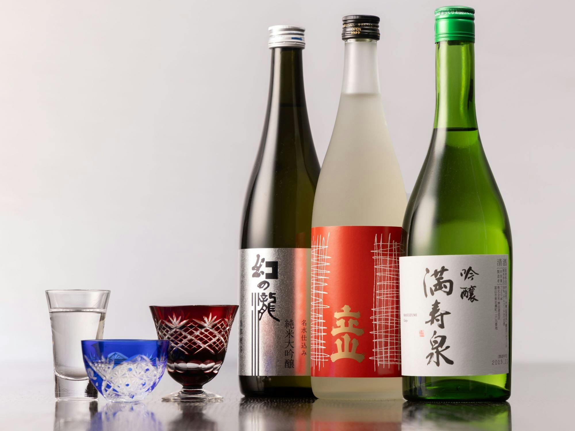 富山の地酒を飲み比べ