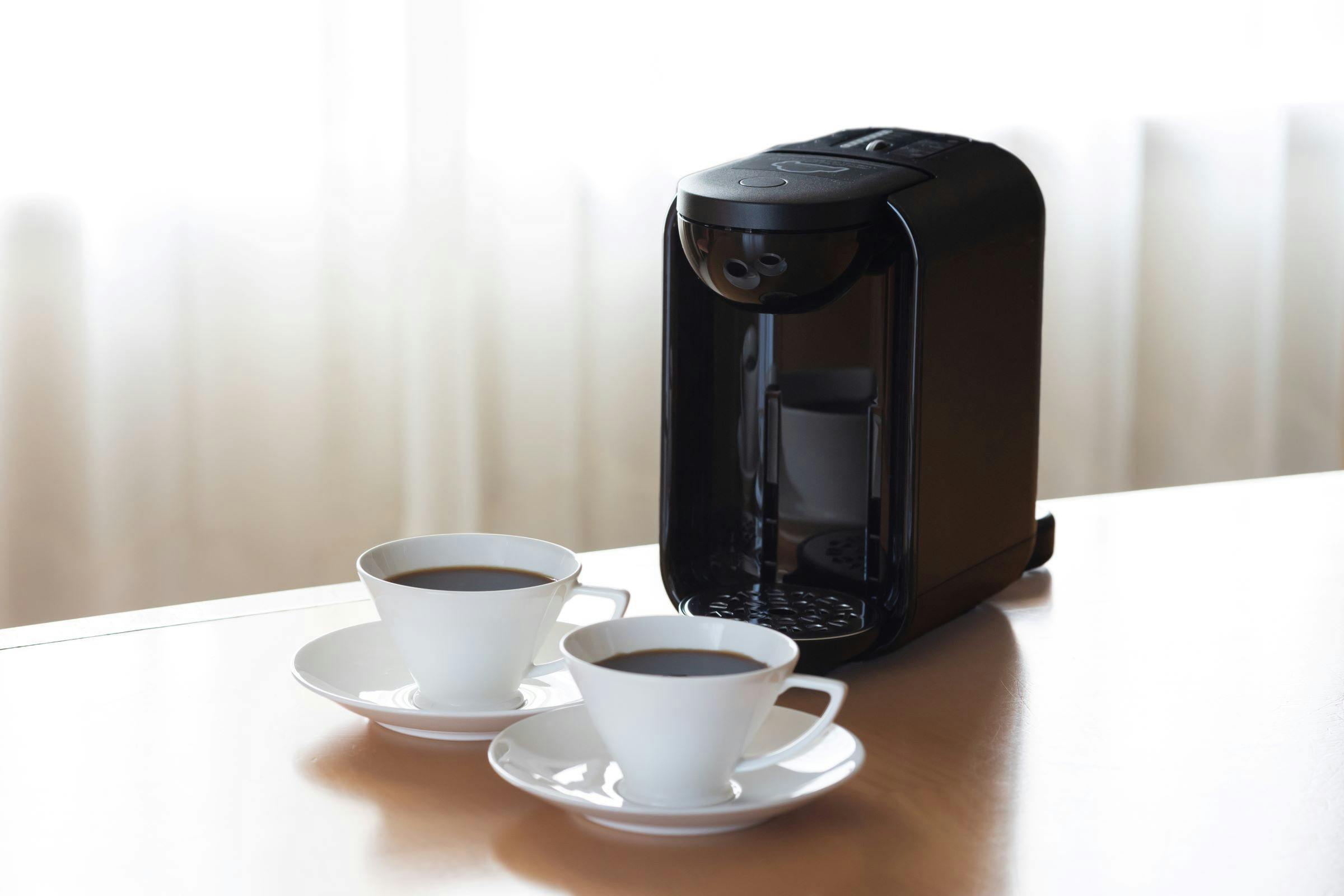 コーヒーマシンが入っています。