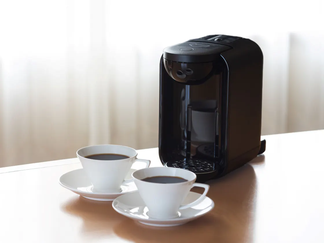 コーヒーマシンが入っています。