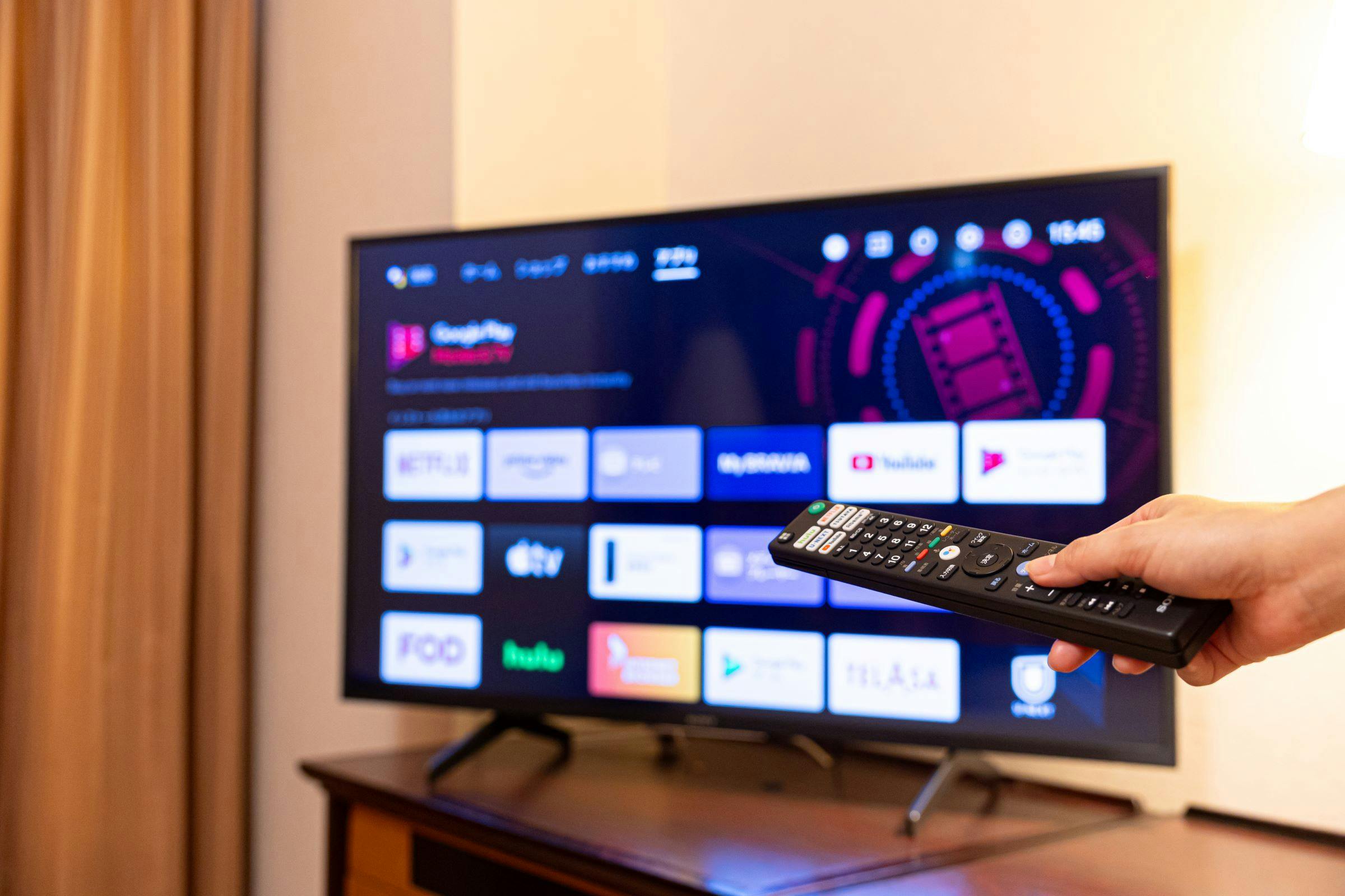 スマートテレビでお楽しみください