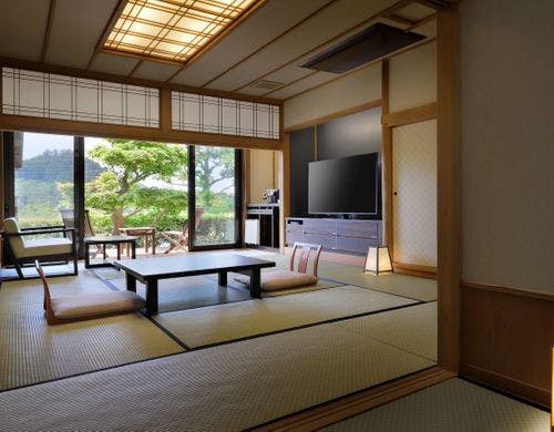 客室からの眺め　爽籟の間