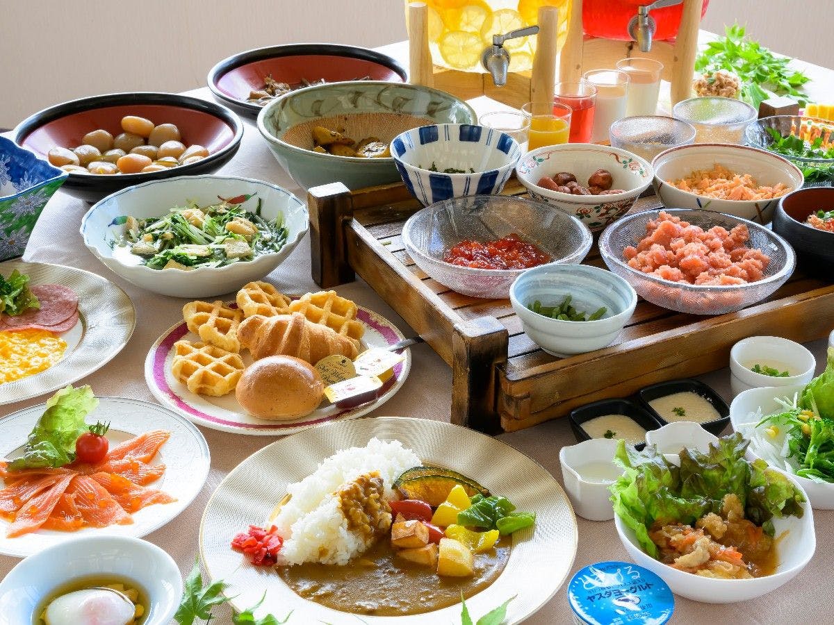 【朝食ビュッフェ】米どころ新潟の朝ごはん