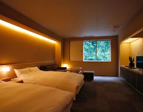 【檜内風呂付ツイン（45平米）一例】