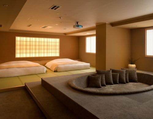 【街側の温泉付客室「至寶」（120平米）】