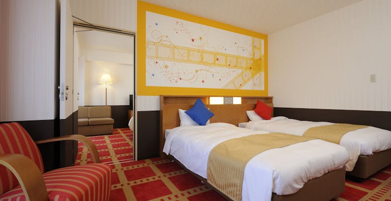 禁煙 コネクティングルーム 5名1室 54平米 グループにおすすめ 一緒のお部屋に泊まれて嬉しい楽しいコネクティングルーム 食事なし プラン ホテル京阪 ユニバーサル シティ 一休 Com